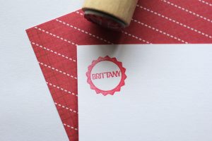 Starburst Wood Handled Mini Stamp