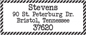 Airmail Wood Mounted Stamp