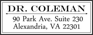 Park Avenue Wood Mounted Stamp