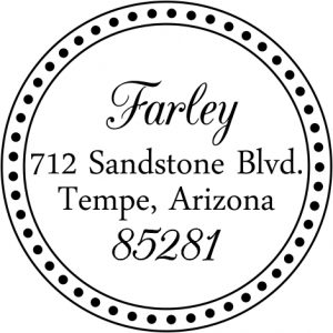 Footloose & Fancy Wood Mounted Stamp