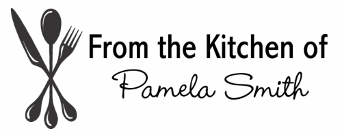 From the Kitchen of Wood Mounted Stamp