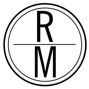 2 Initial Circle Monogram Wood Mounted Stamp