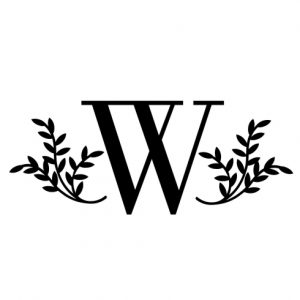 Branch Monogram Wood Mounted Stamp