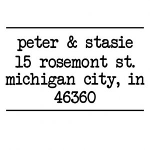 Clunky Typewriter Wood Mounted Stamp