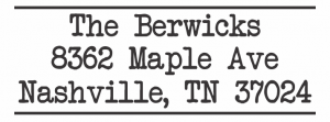Well Noted Wood Mounted Stamp