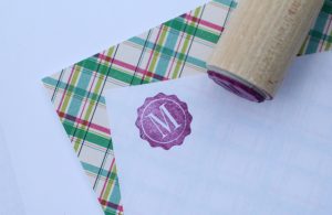 Bold Monogram Wood Handled Mini Stamp