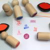 Lady Bug Wood Handled Mini Stamp - Image 3
