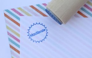 Sunburst Wood Handled Mini Stamp