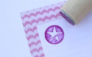 Superstar Wood Handled Mini Stamp