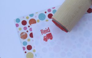 Truck Wood Handled Mini Stamp