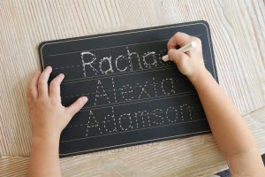 Personalized Name Trace Chalkboard