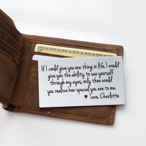 One Thing in Life | Wallet Insert