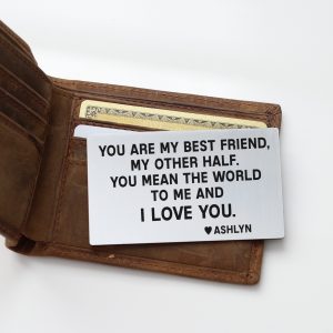 Best Friend |Personalized Wallet Insert