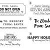 Personalized Holiday Stamp | Free Ink Pad - Image 2