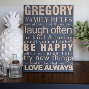 Family Rules