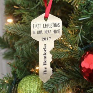 1st Christmas Key Ornament