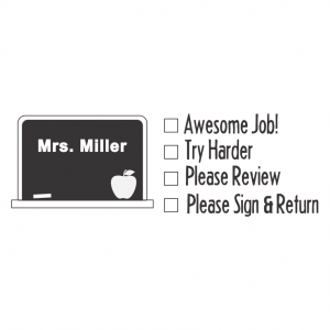 Chalkboard | Teacher Stamp