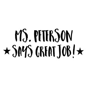 Stars-Great Job | Teacher Stamp