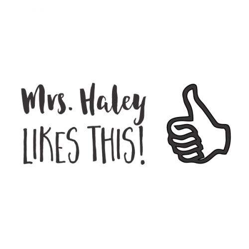 Thumbs Up | Teacher Stamp