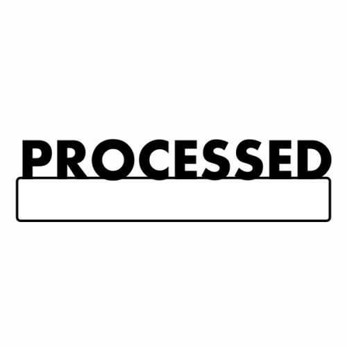 PROCESSED Stamp | Black Ink