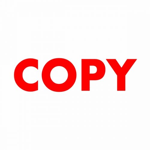 COPY Stamp | Red Ink
