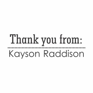 Thank you | Kid Stamps