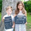 Personalized "First Day of School" Chalkboard - Pencil - Image 2