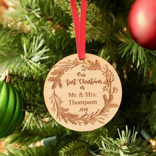 Married Ornament - Wreath