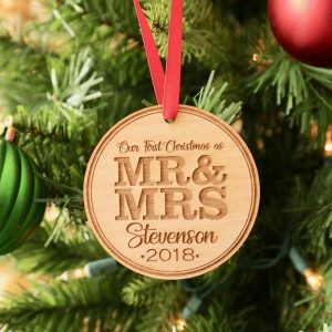 Married Ornament - Round