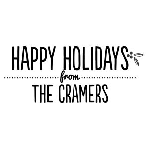 Happy Holidays Holly - Tag Stamp-Sale