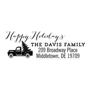 Happy Holidays Truck-Sale