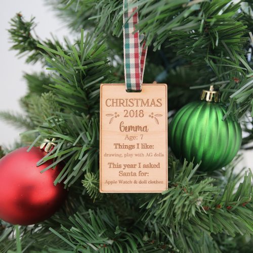 Keepsake Child's Ornament - Holly