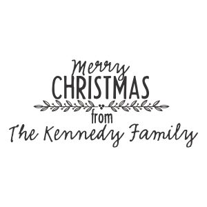 Merry Christmas Garland - Tag Stamp-Sale