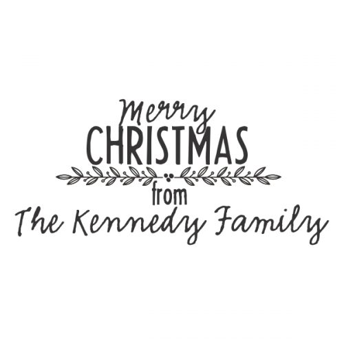 Merry Christmas Garland - Tag Stamp-Sale