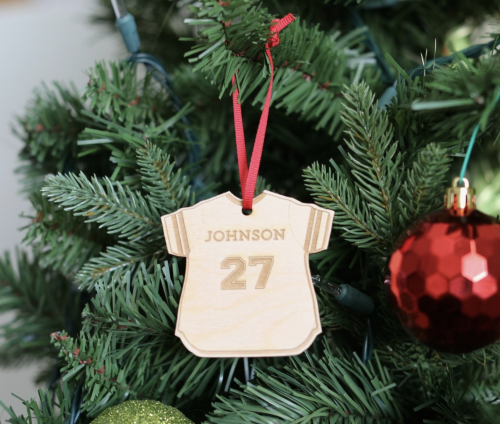 Sports Jersey Ornament - Sleeves