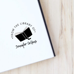 Open Book Stamp