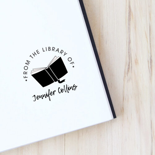 Open Book Stamp