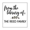 Library Leaf Book Stamp - Image 2
