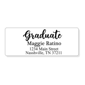 Script Graduate Label